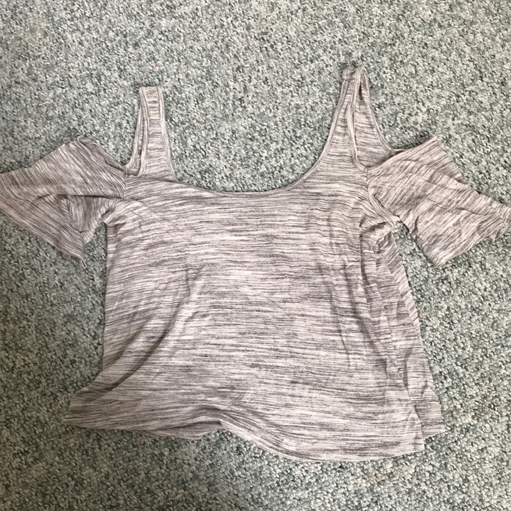 Back lace cold shoulder